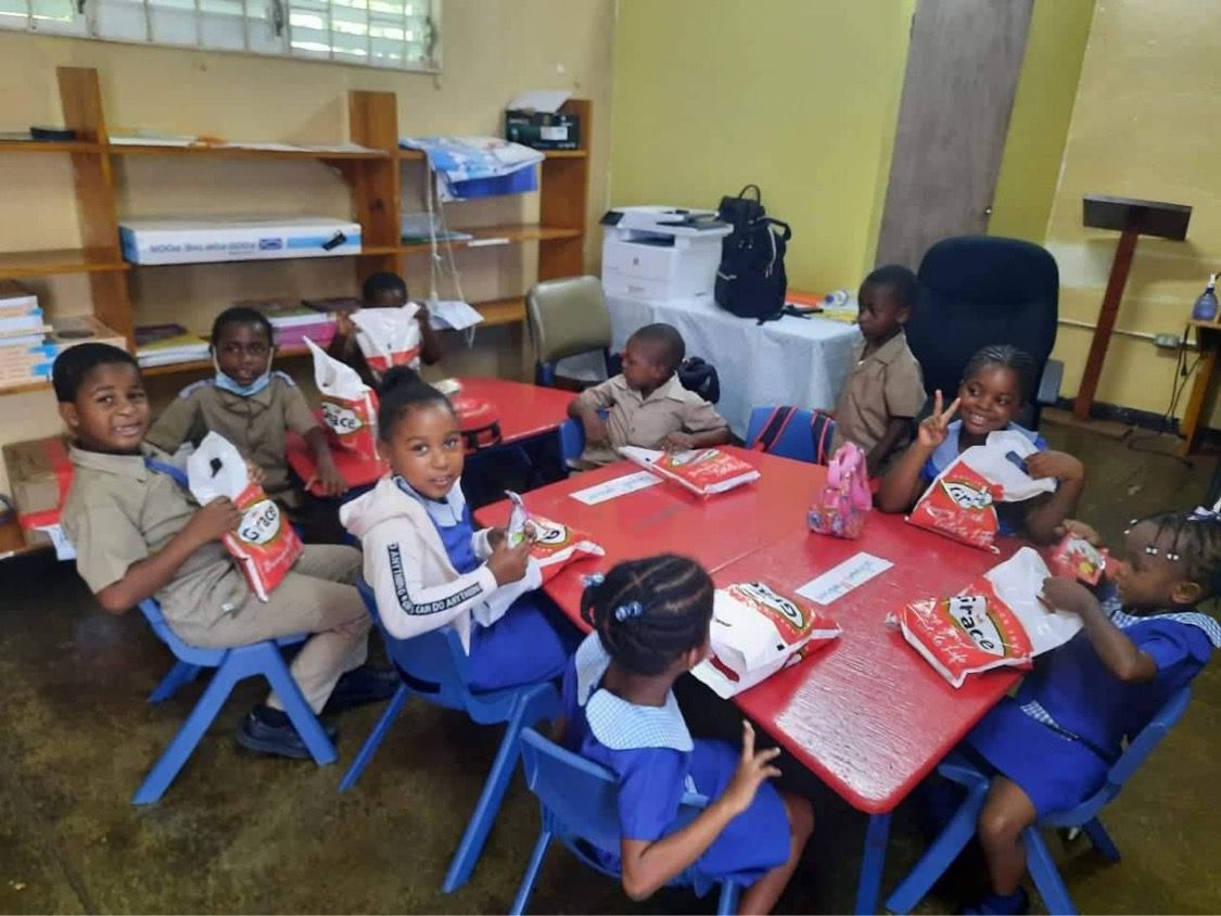 Grace & Staff Donation to Ashley Primary Infant School
