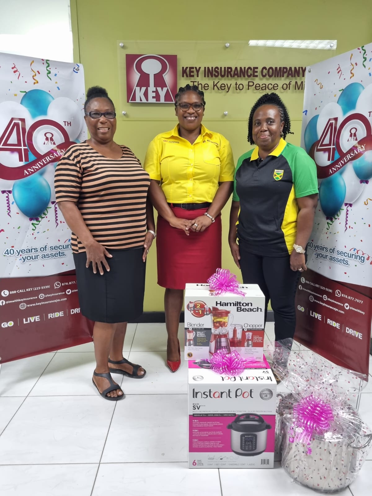 KEY 40th Anniversary Ocho Rios Branch Donation