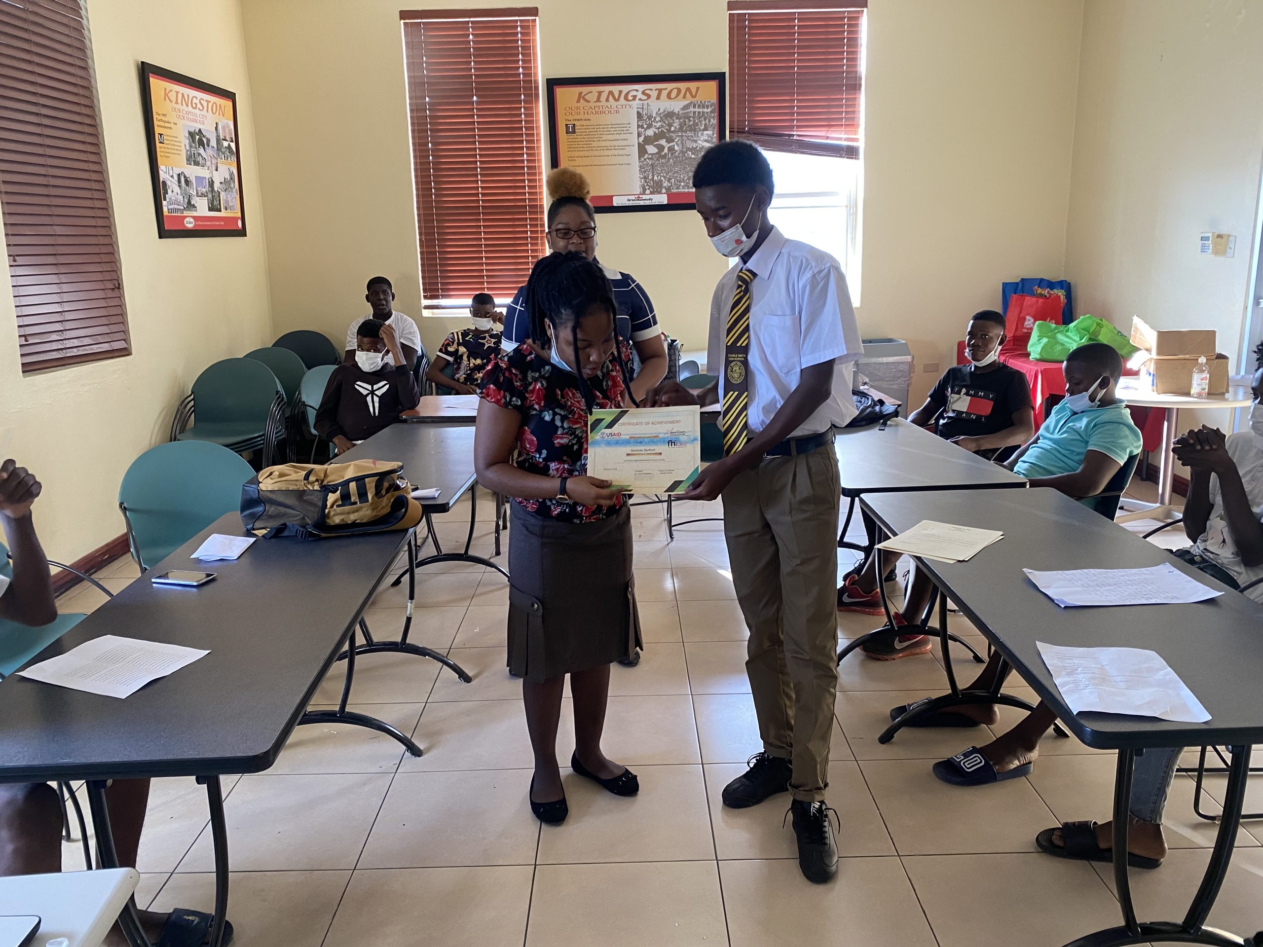 Grace and Staff Youth Boost Project