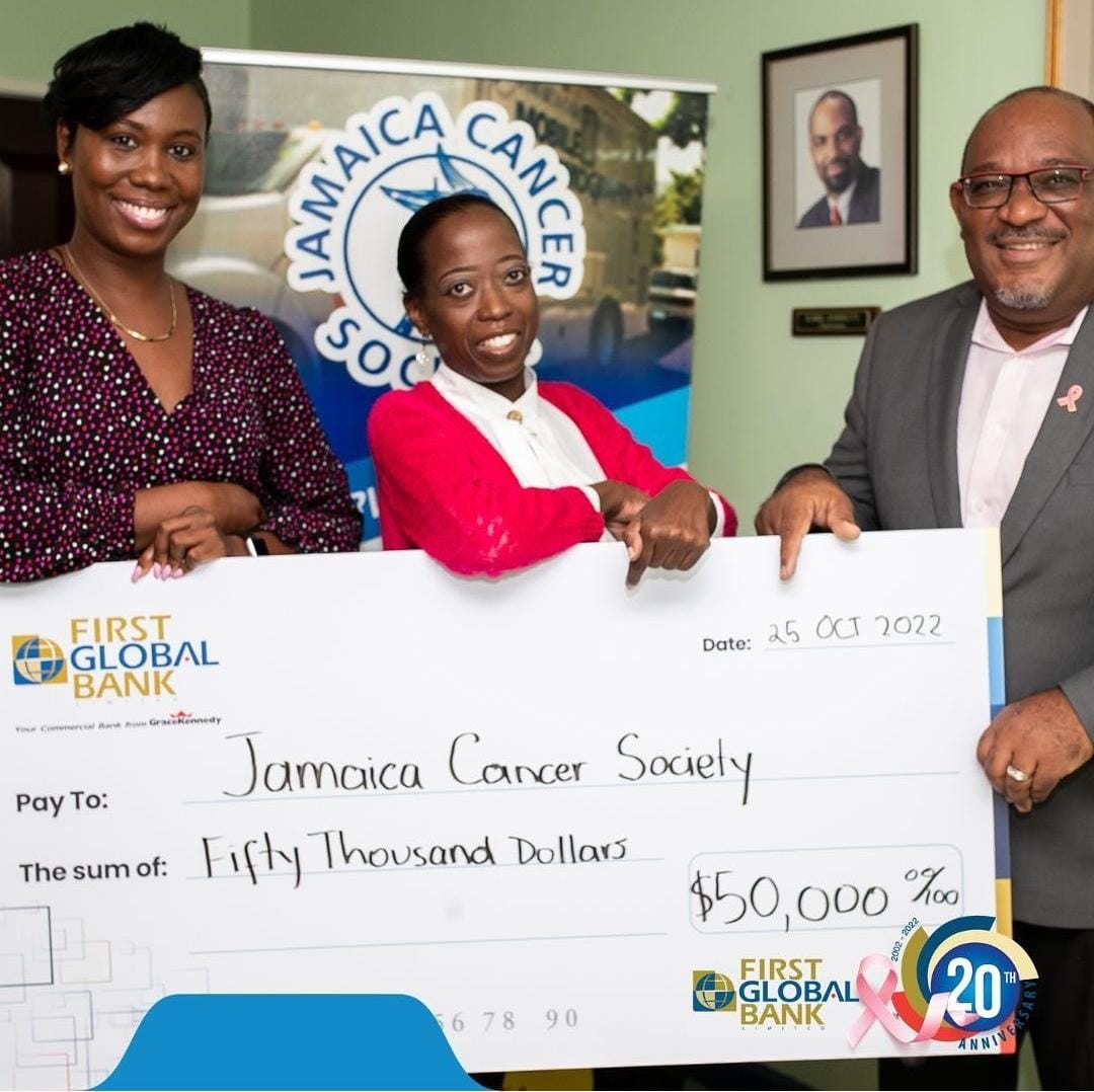 FGB Donation to Jamaica Cancer Society