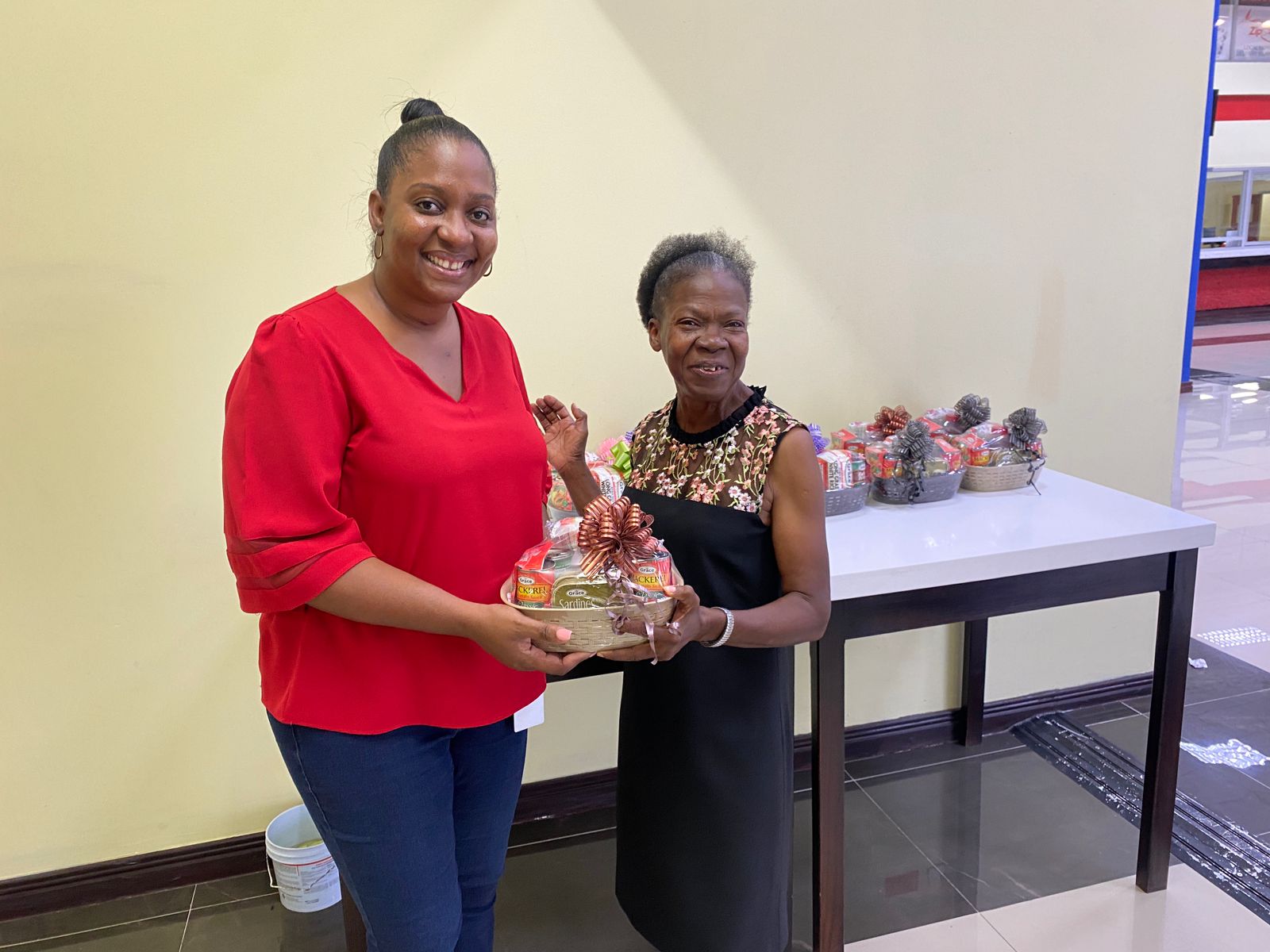 Grace & Staff Donation of Retirement gifts