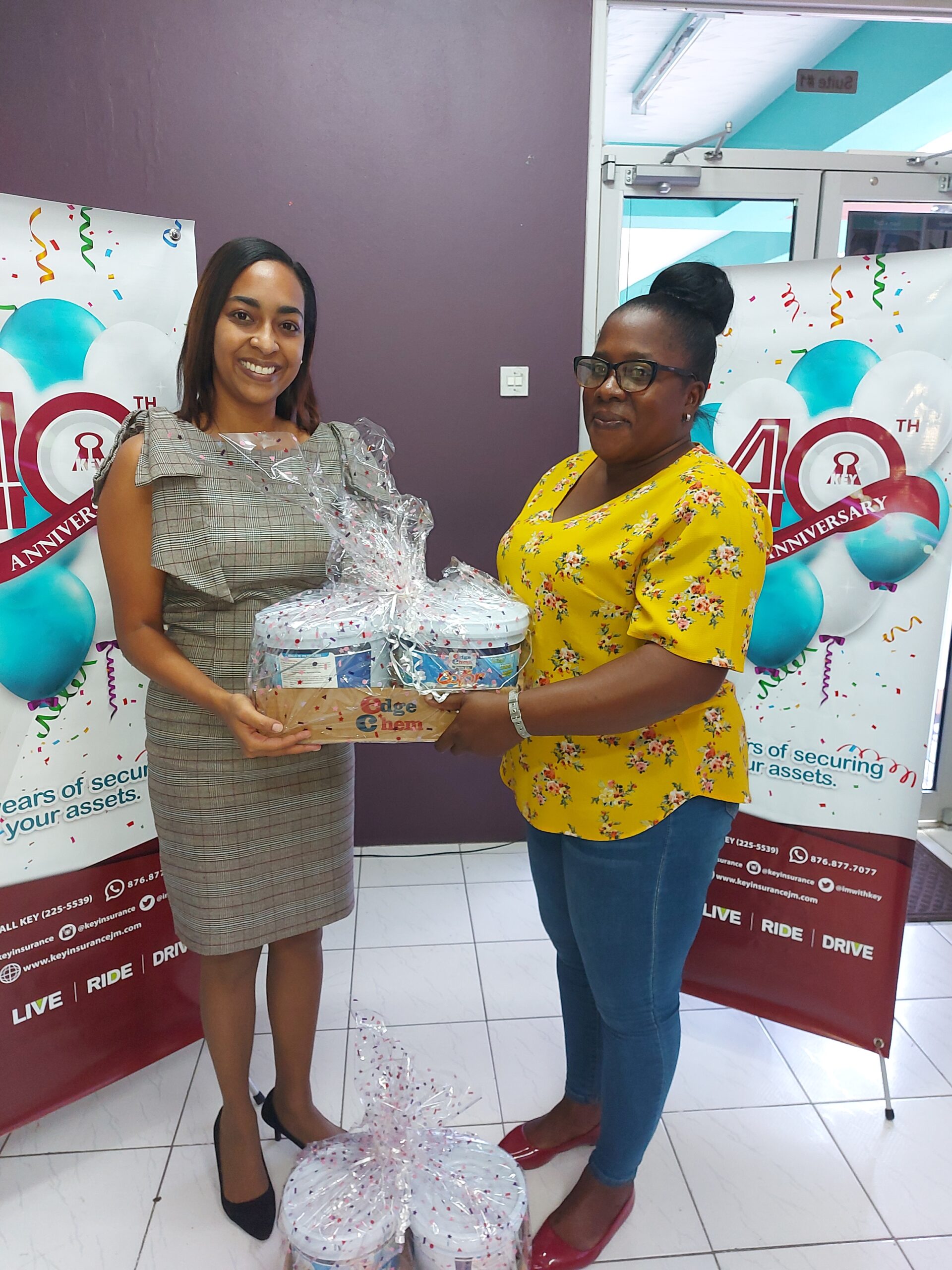 KEY 40th Anniversary May Pen Branch Donation