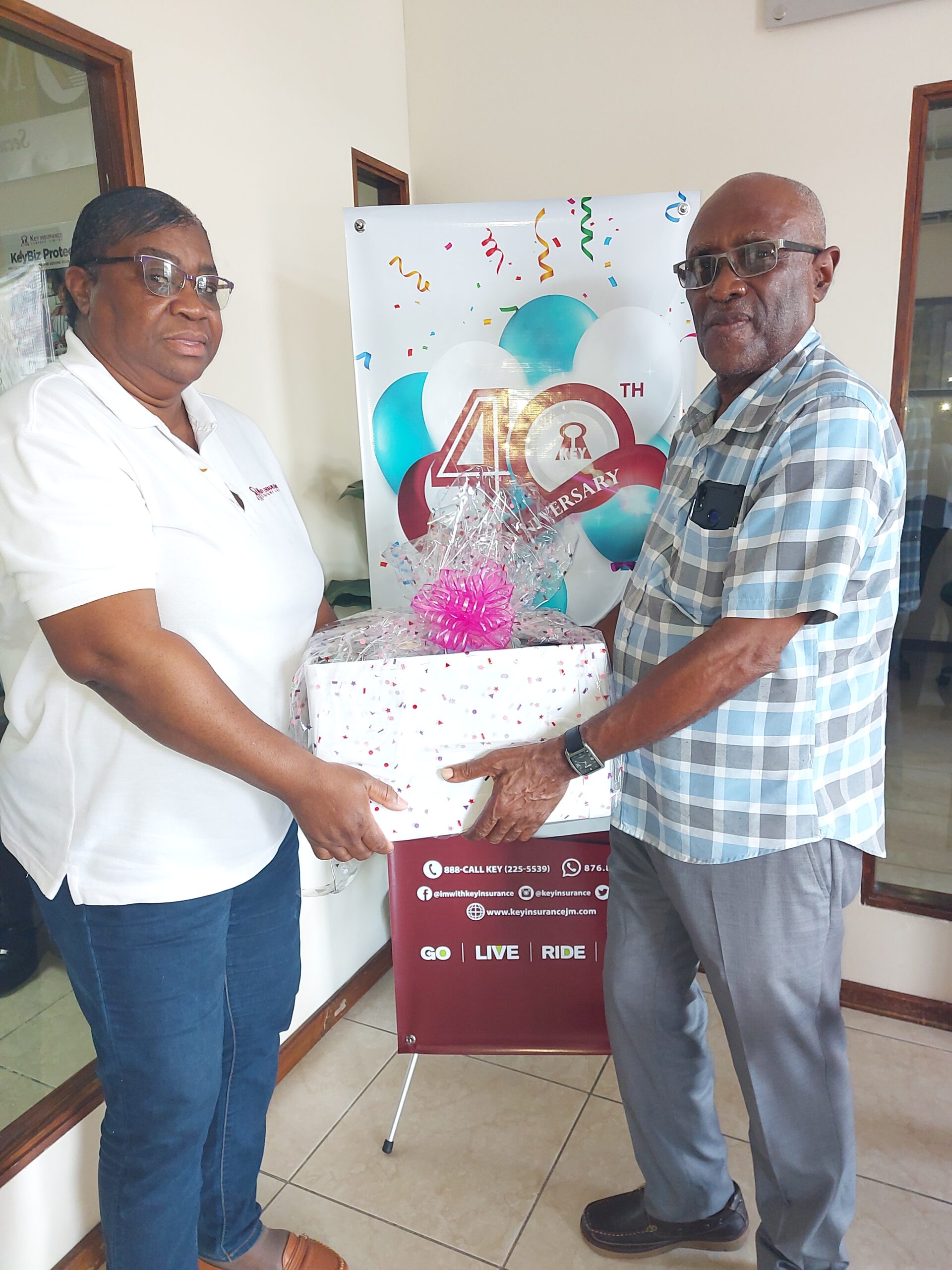 KEY 40th Anniversary Mobay Branch Donation